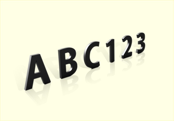 Stainless Steel Letters - 4032