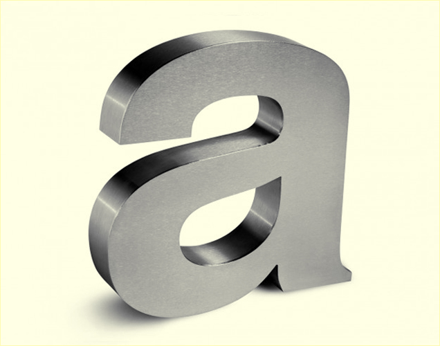 Stainless Steel Letters - 4035